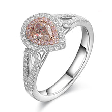 Load image into Gallery viewer, Light Brownish Pink Diamond Ring - aviadiamonds