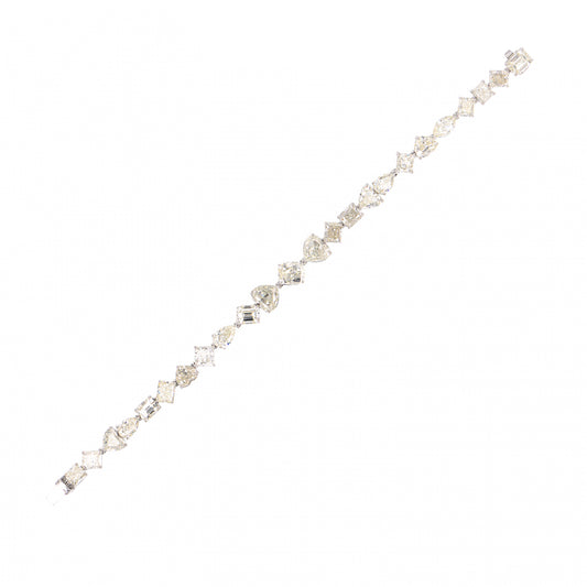 White Diamonds Constellation Bracelet - aviadiamonds