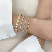 Load image into Gallery viewer, Diamond Curb Chain Gold Bracelet