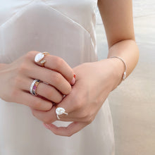 Load image into Gallery viewer, Riviera Perle Nuit Diamond Ring - aviadiamonds