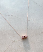 Load image into Gallery viewer, Initial Cube Necklace