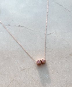Initial Cube Necklace