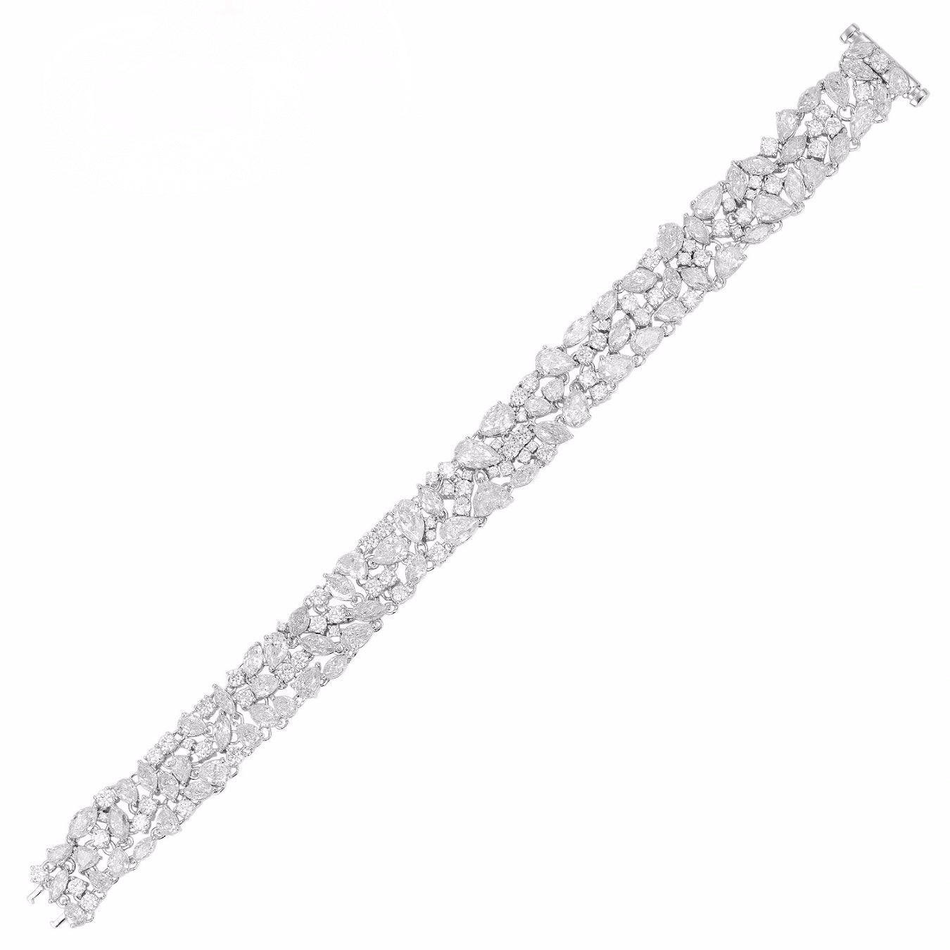 Stardust White Diamond Bracelet - aviadiamonds