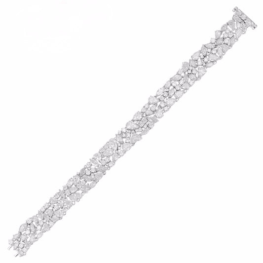 Stardust White Diamond Bracelet - aviadiamonds
