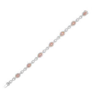 Light Pink Diamond Bracelet - aviadiamonds