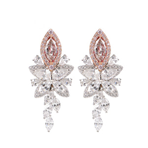 Astra Pink Diamonds Earrings - aviadiamonds