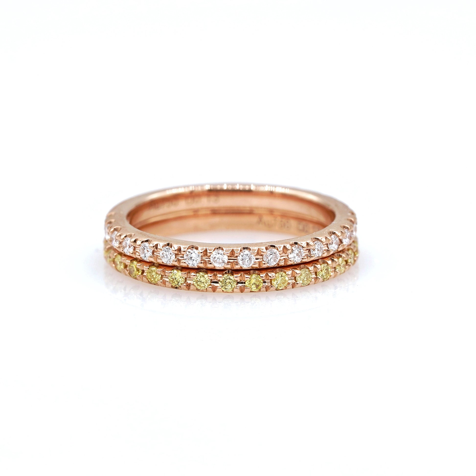 Double Pinky Diamond Eternity Ring - aviadiamonds