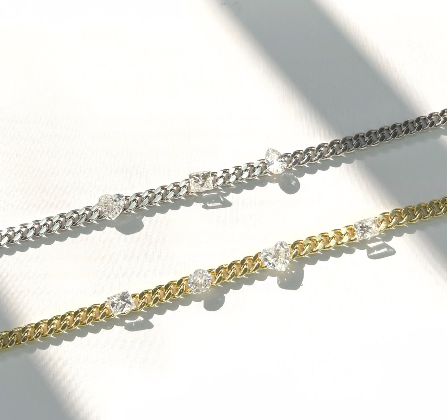 Diamond Curb Chain Gold Bracelet - aviadiamonds