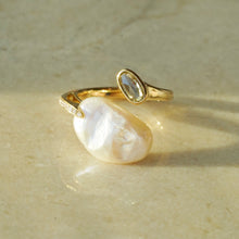 Load image into Gallery viewer, Riviera Perle Etoile Diamond Ring - aviadiamonds