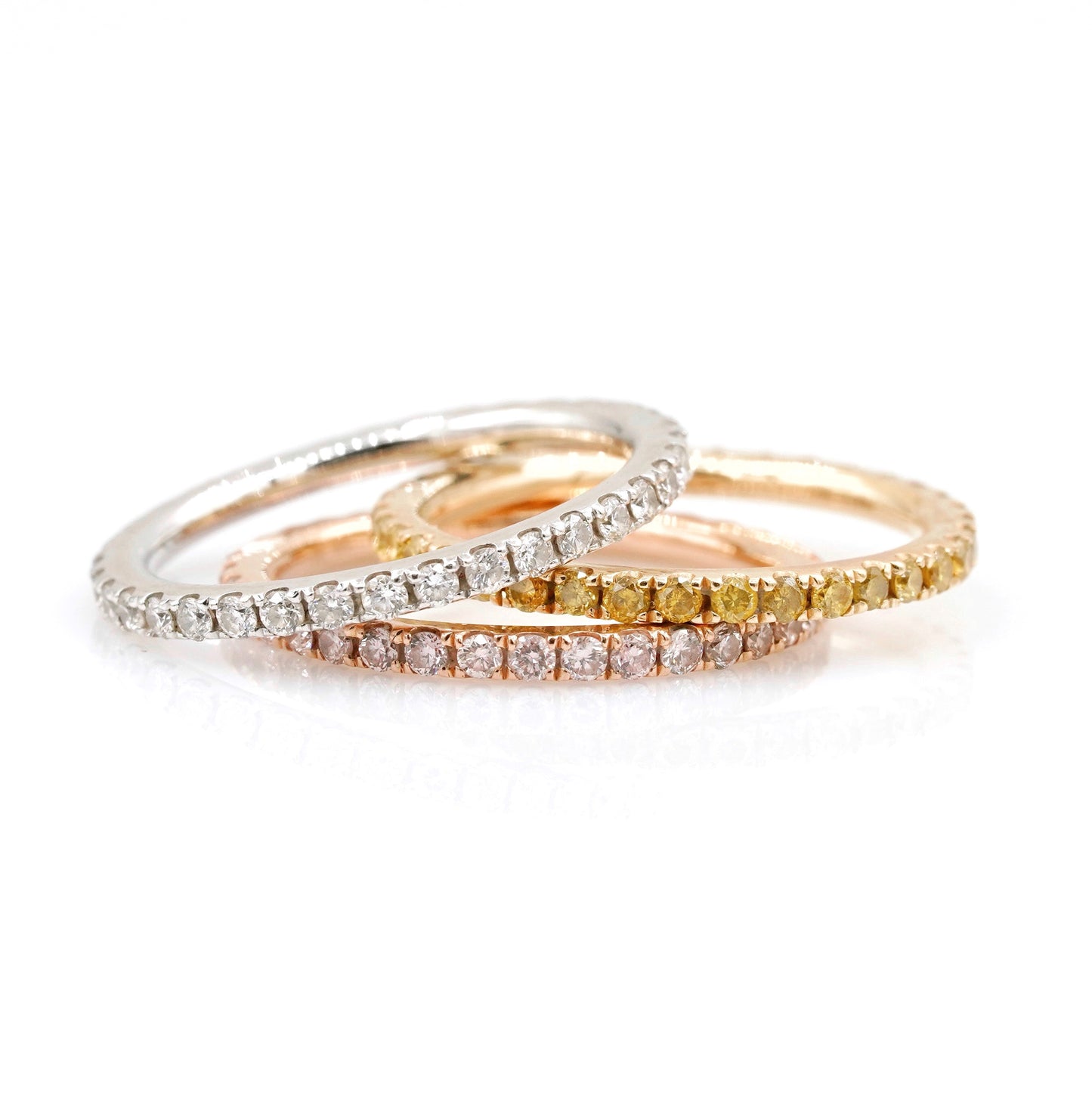 Thin Eternity Rings - aviadiamonds