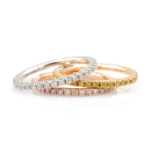 Load image into Gallery viewer, Thin Eternity Rings - aviadiamonds